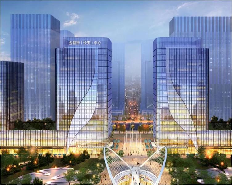 石景山崛起绿色商务新地标：金融街长安中心